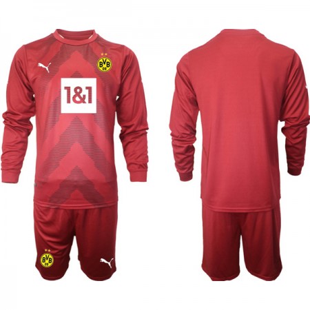 Borussia Dortmund Brankářské Červená 2022-23 - Dětské Fotbalové Dresy (L/S) Borussia Dortmund Brankářské Červená 2022-23 - Dětské Fotbalové Dresy (L/S)